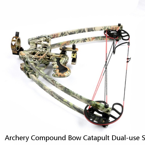 Archery Compound Bow Catapult Dual-use Steel Ball 30-60lbs Hunting RH LH M109E
