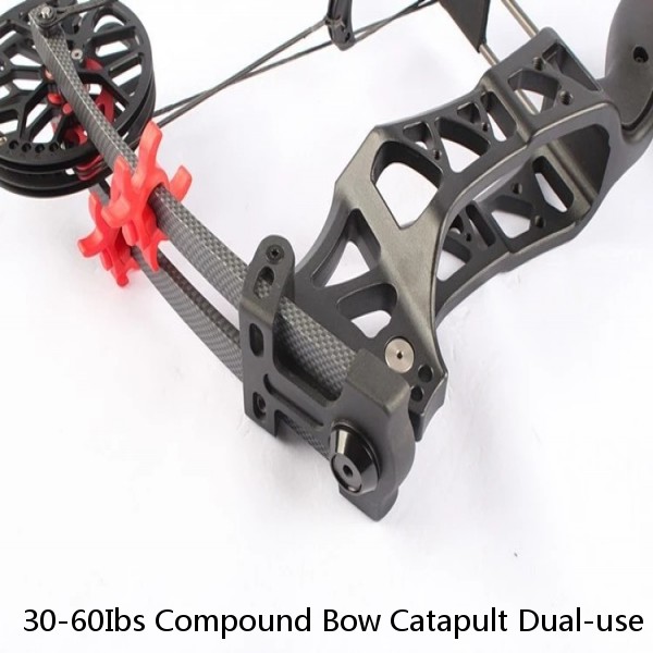 30-60Ibs Compound Bow Catapult Dual-use Steel Ball Left Right Hand Hunting M109E