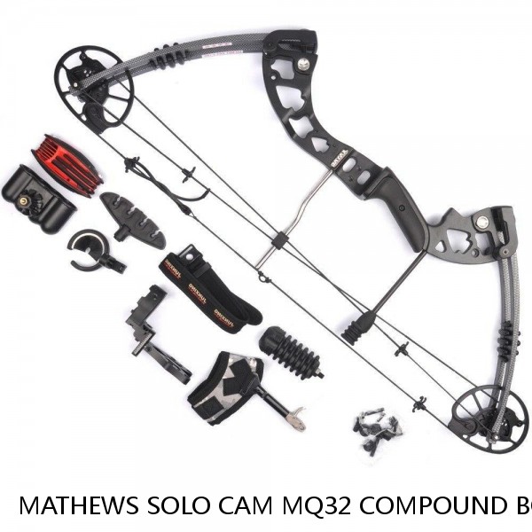 MATHEWS SOLO CAM MQ32 COMPOUND BOW W/ QUIVER 3 ARROWS LEVELING SIGHT MANUAL