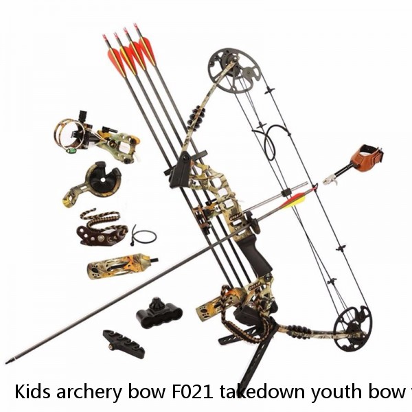 Kids archery bow F021 takedown youth bow with Strong Nylon riser china factory wholesale