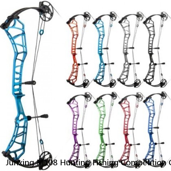 Junxing M108 Hunting Fishing Competition Compound Bow for shooting Archery Arrow 30-55lbs Magnesium Alloy Riser Laminated Limbs