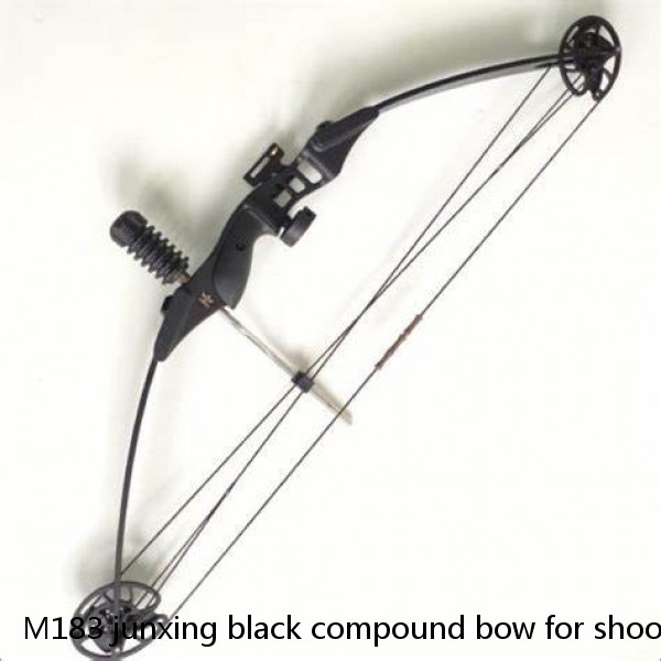 M183 junxing black compound bow for shooting and fishing