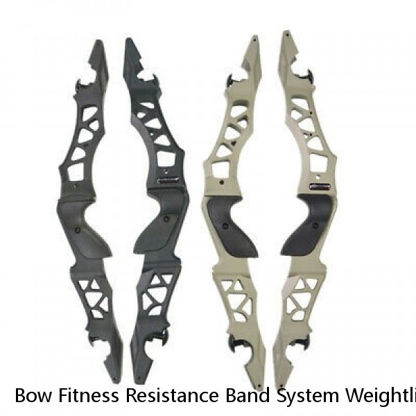Bow Fitness Resistance Band System Weightlifting And Training Bar Equipment