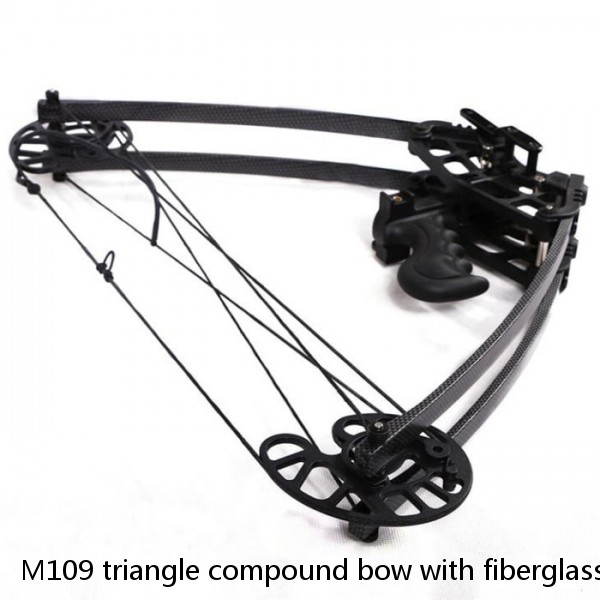 M109 triangle compound bow with fiberglass bow limbs junxing archery