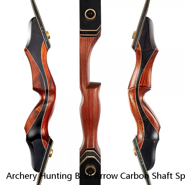 Archery Hunting Bow Arrow Carbon Shaft Spine 250-1300 ID3.2-4.2-5.2-6.2mm Feather Vanes Compound Recurve Arrows