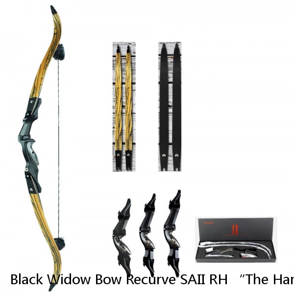 Black Widow Bow Recurve SAII RH “The Hammer” Complete Set Up