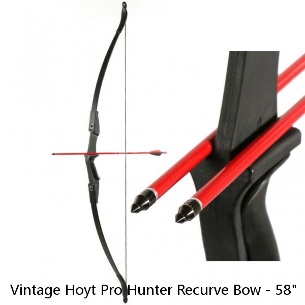 Vintage Hoyt Pro Hunter Recurve Bow - 58