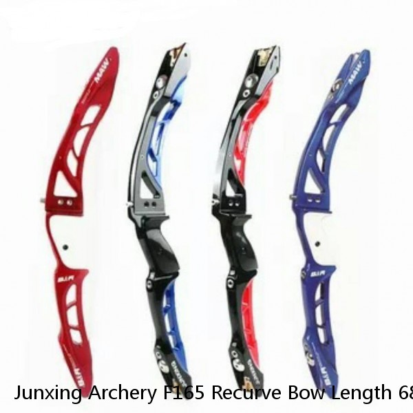 Junxing Archery F165 Recurve Bow Length 68 Inches 18-32 Lbs Magnesium Alloy Handle and Maple Limbs for Archery Hunting Shooting