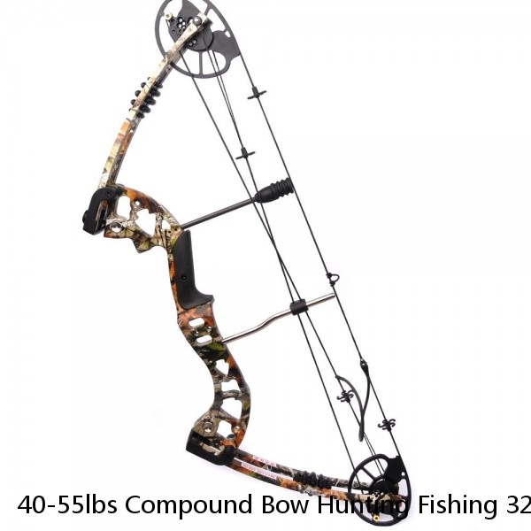 40-55lbs Compound Bow Hunting Fishing 320FPS Recurve Bow Archery Target Shooting