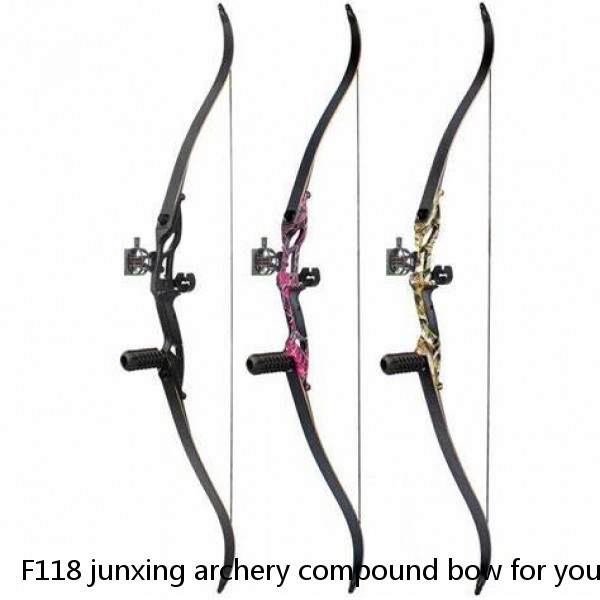 F118 junxing archery compound bow for youth and children china wholesale factory price