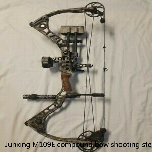 Junxing M109E compound bow shooting steel ball