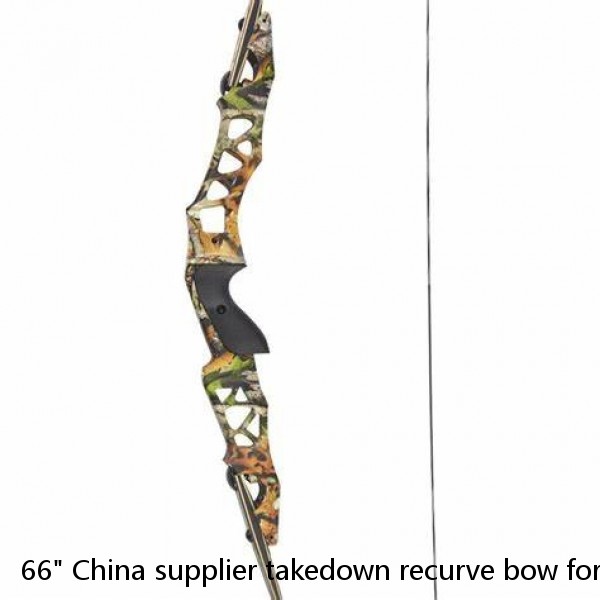 66" China supplier takedown recurve bow for shooting F155