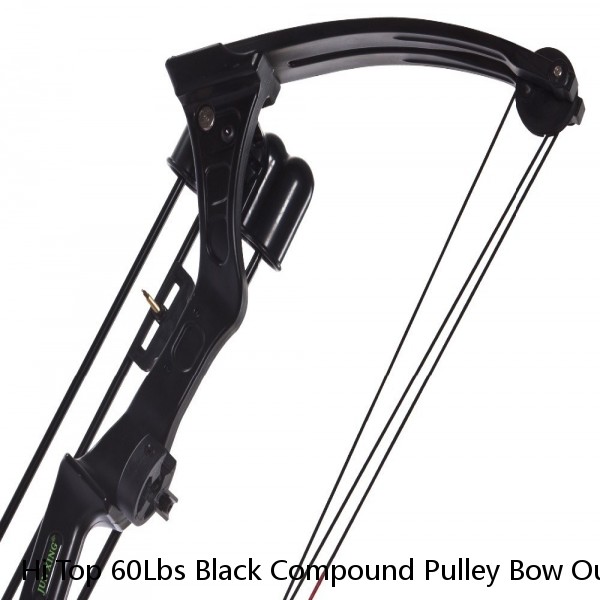 Hi Top 60Lbs Black Compound Pulley Bow Outdoor Hunting Bow Set Hard Archery Case Compound Bow Archery Junxing M120 Profesional