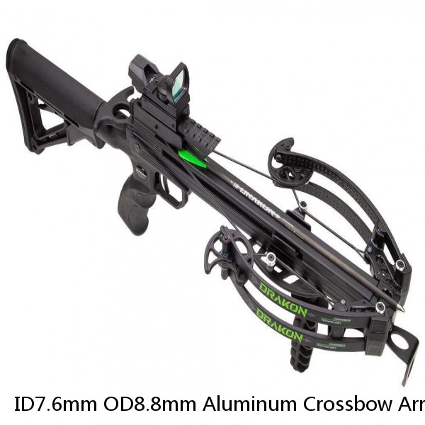 ID7.6mm OD8.8mm Aluminum Crossbow Arrow Bolt Insert Hunting Shooting Arrows Screw Points Broadhead